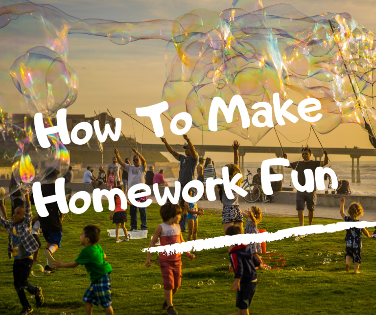 how to make homework fun college