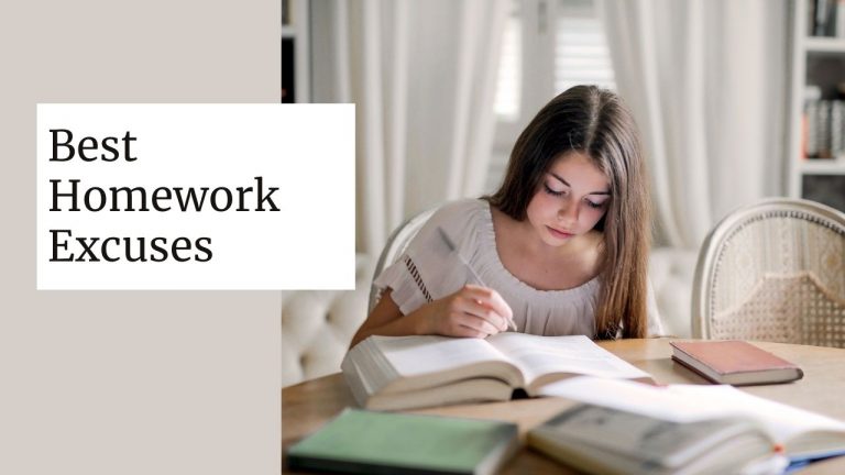 most popular homework excuses