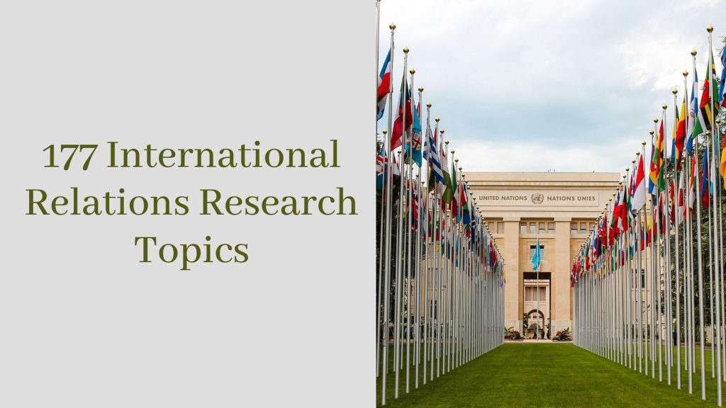 topics for international relations research paper