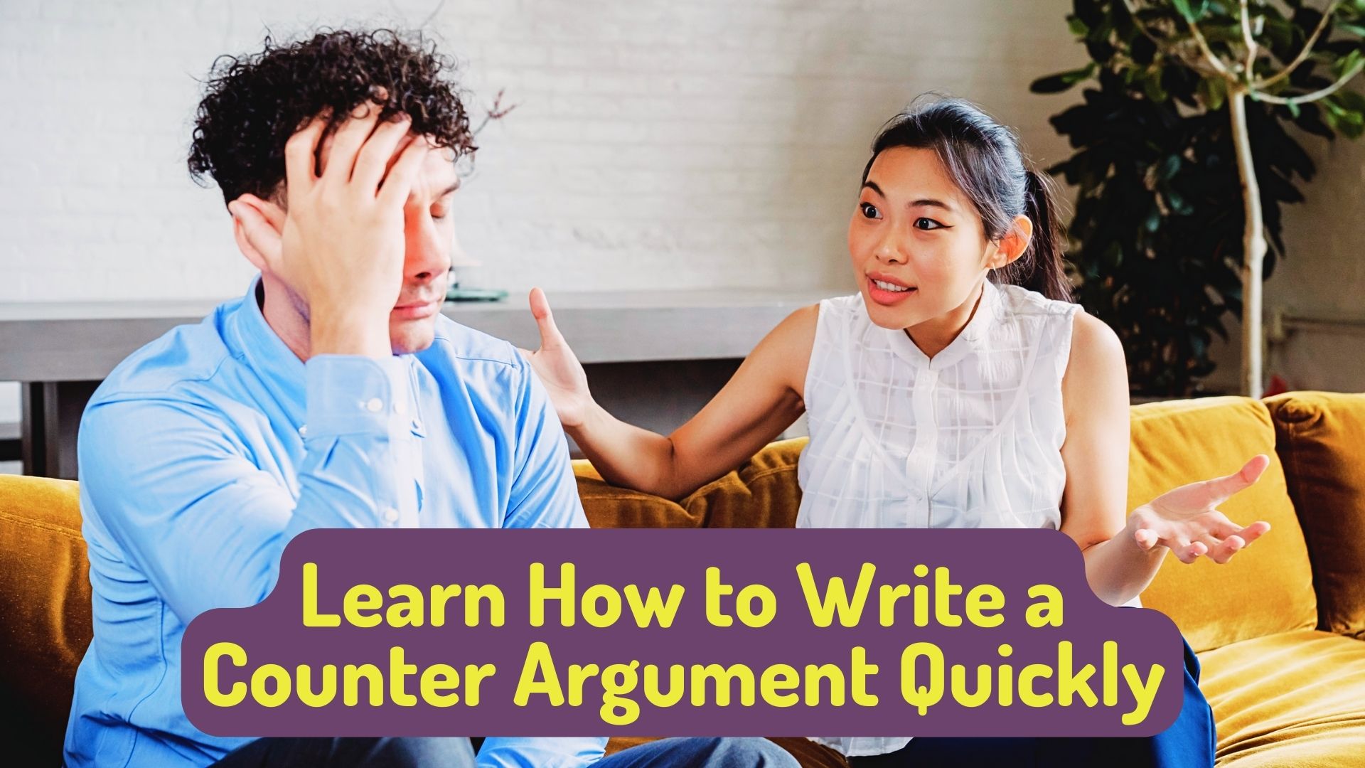 how to write counter argument