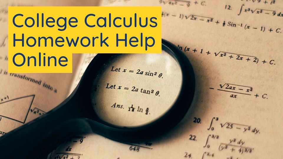 free online calculus homework